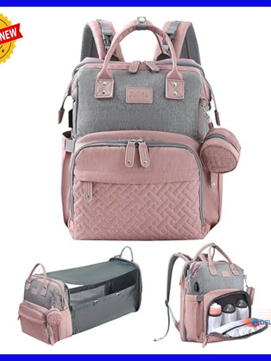Other - Large Capacity Diaper Backpack with Changing Station USB Port Waterproof